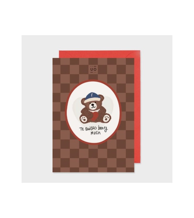 Postal "Te quiero Beary Much"