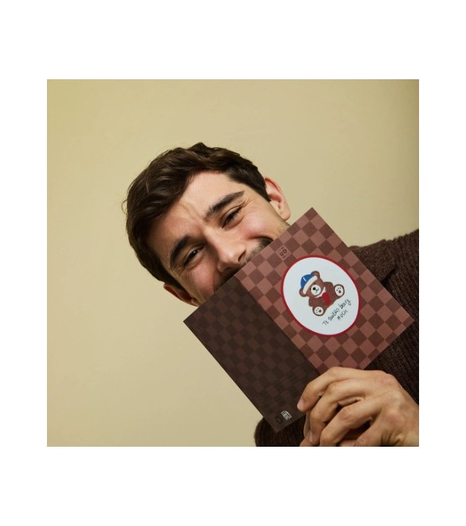 Postal "Te quiero Beary Much"