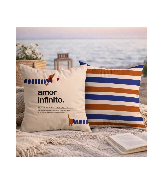 Funda cojín - Amor infinito