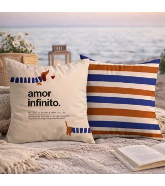 Funda cojín - Amor infinito