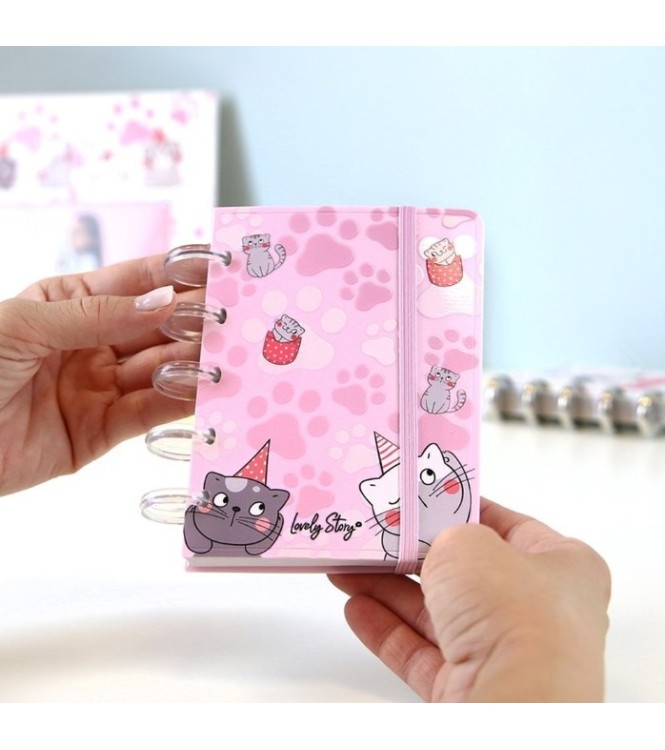 SmartBook A6 - Pink cats