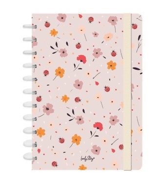Smartbook A5 - Sand Floral
