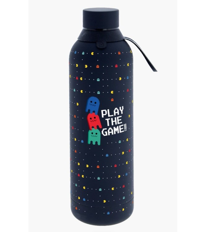 Botella Acero Inoxidable Black Retro P..