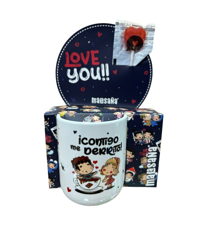 Taza ¡Contigo Me Derrito!