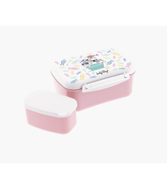 Caja almuerzo hermético - Pink Cats
