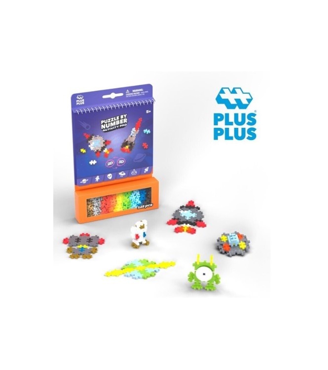 Cohete Puzzle By Number Activity Pad