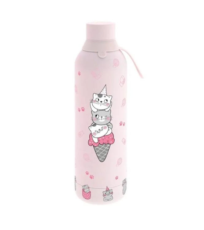 Botella 700ml Pink Cats