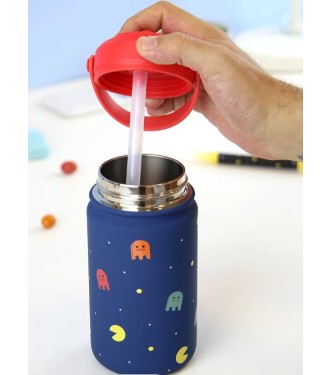 Botella Con Adaptador Retro Pixel