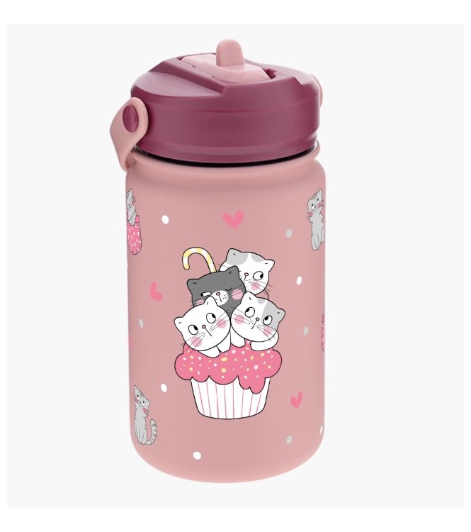 Botella Con Adaptador Makeup Cats