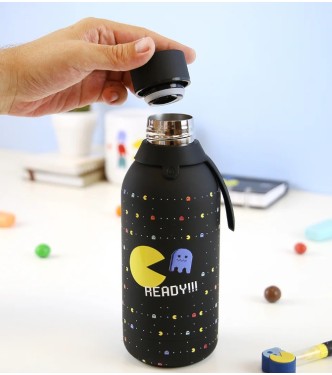 Botella 500ml Black Retro Pixel