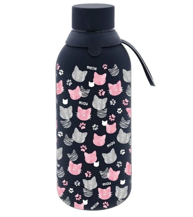 Botella 500ml Black Miau