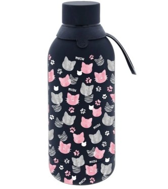 Botella 500ml Black Miau