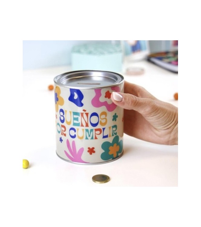 Hucha Metálica Sueños Por Cumplir