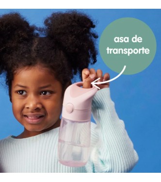 Botella Junior Pajita 380ml Blush crush