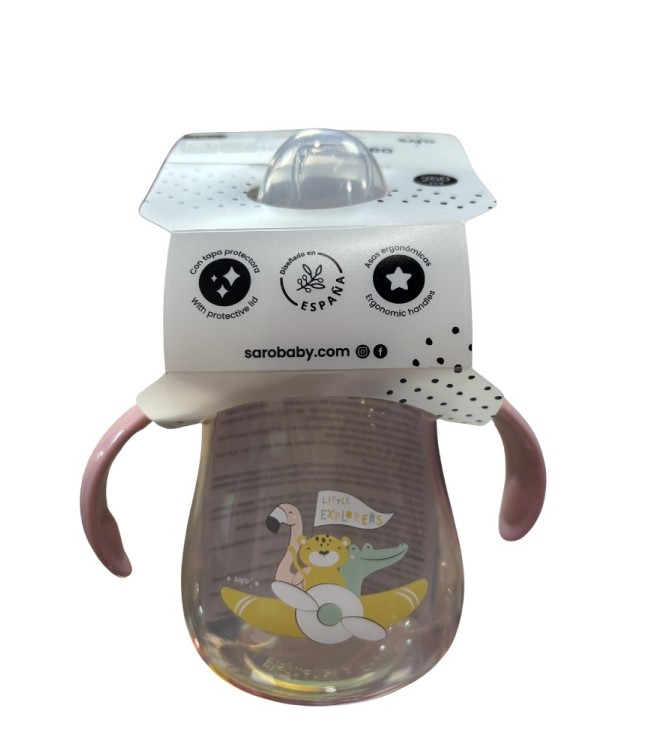 Taza Antigoteo - Rosa Little Explorers