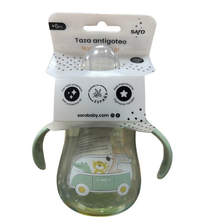 Taza Antigoteo - Verde Little Explorers
