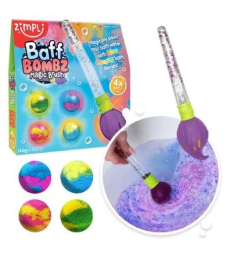 Pincel Magico + 4 bombas de baño