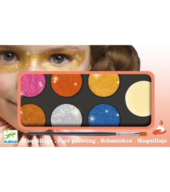 Estuche de maquillaje paleta 6 col dulce
