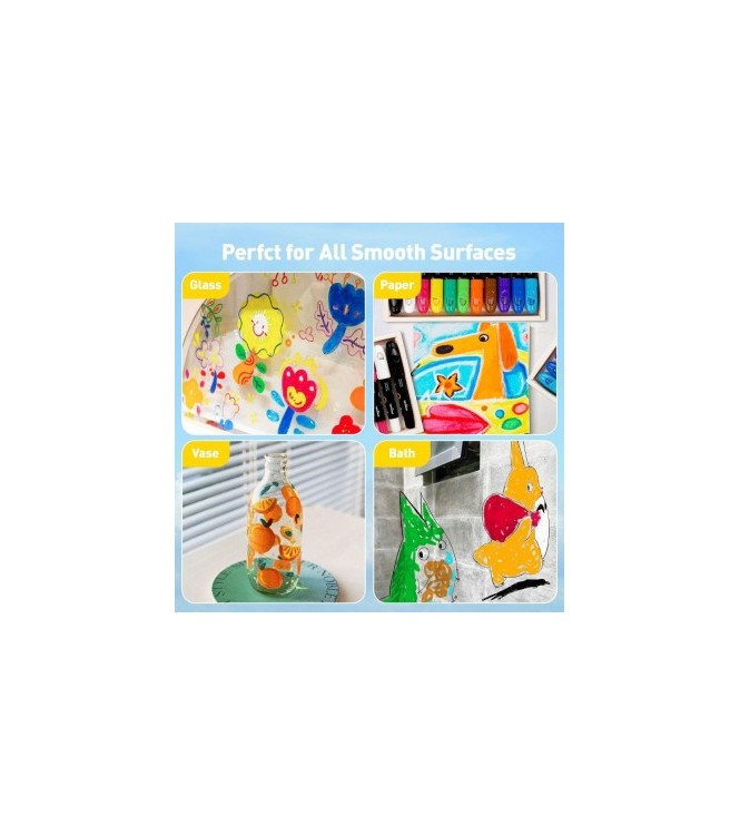 Crayones para cristal, azulejos y papel