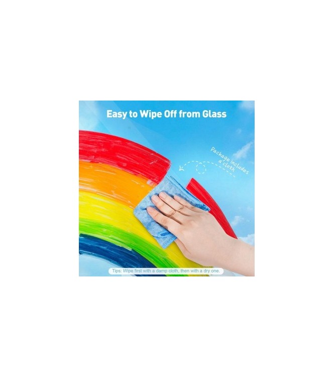 Crayones para cristal, azulejos y papel