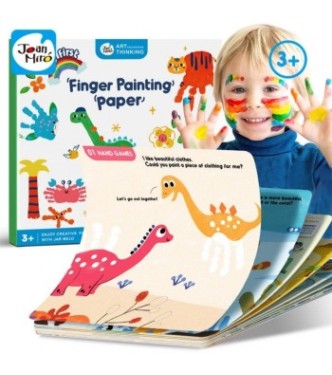 cuaderno pintura de dedos