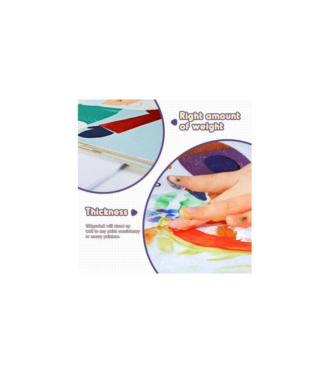 cuaderno pintura de dedos