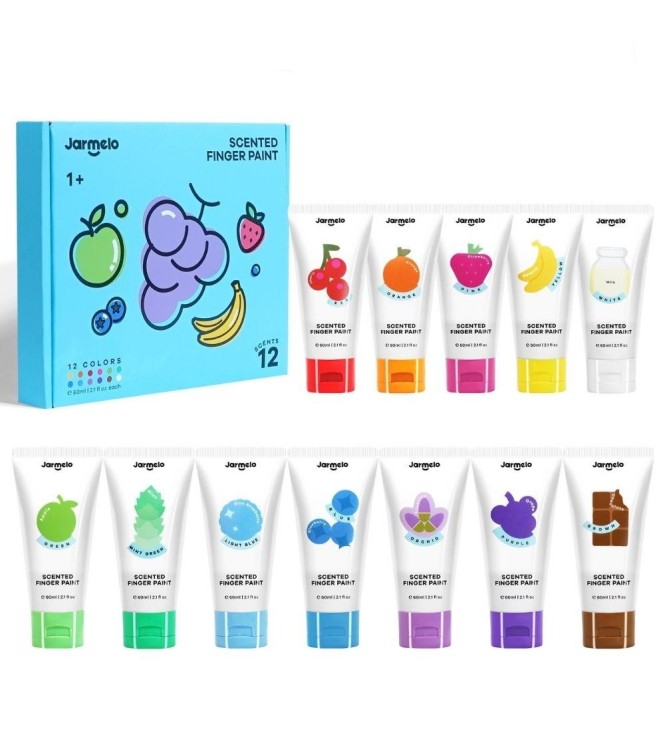 pintura de dedos perfumada