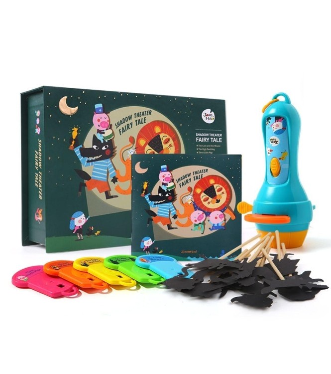 teatro con sombras con linterna