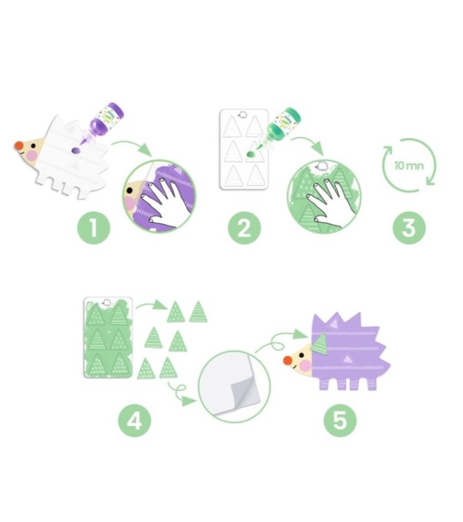 Pinturas Magicas Dedos formas pequeñas