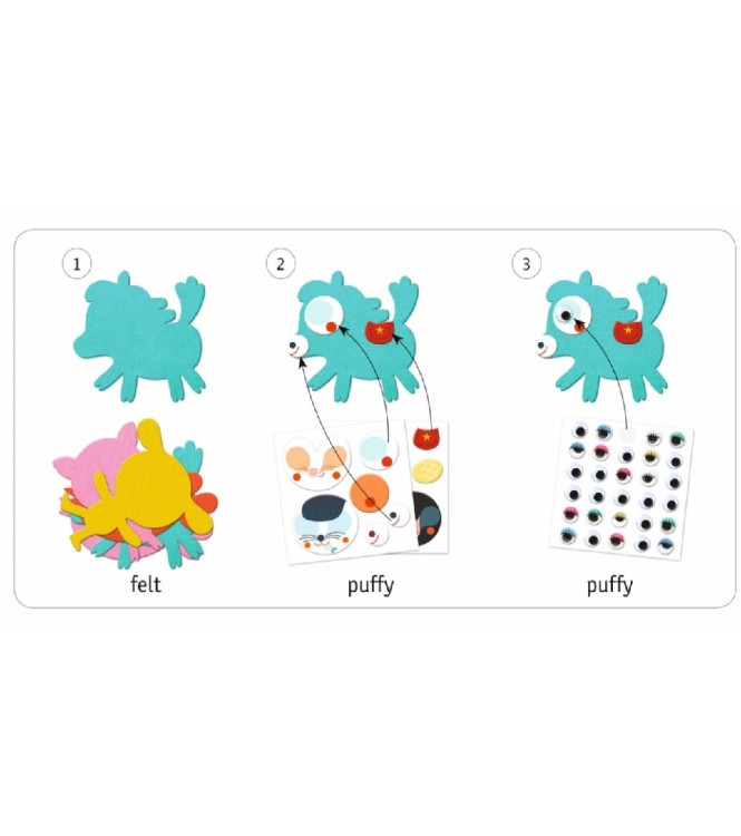 Crear con 1000 pegatinas Me gustan los a