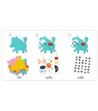 Crear con 1000 pegatinas Me gustan los a