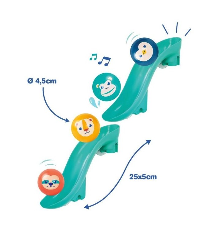 Tobogán de baño multicolor