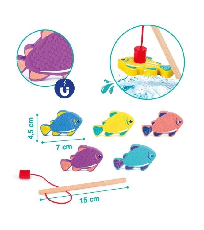 Pesca magnética para el baño