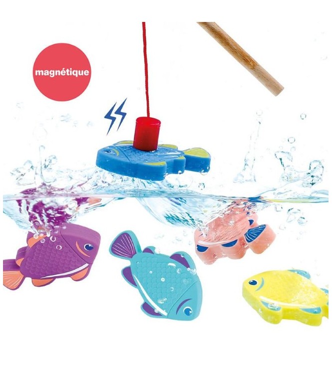Pesca magnética para el baño