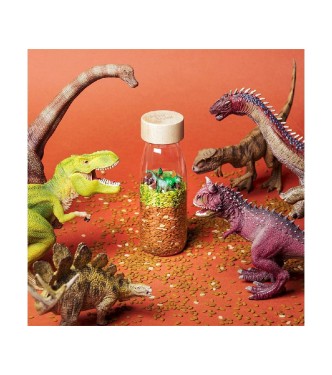 Botella Sensorial dinosaurios