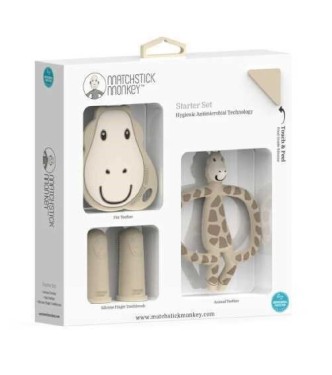 set de regalo inicio denticion beig