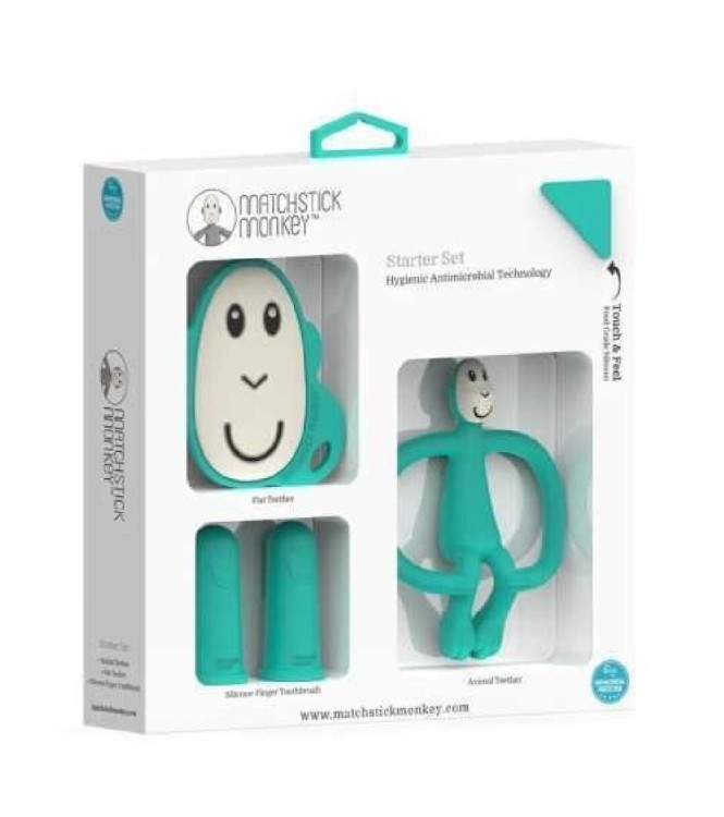 set de regalo inicio denticion verde