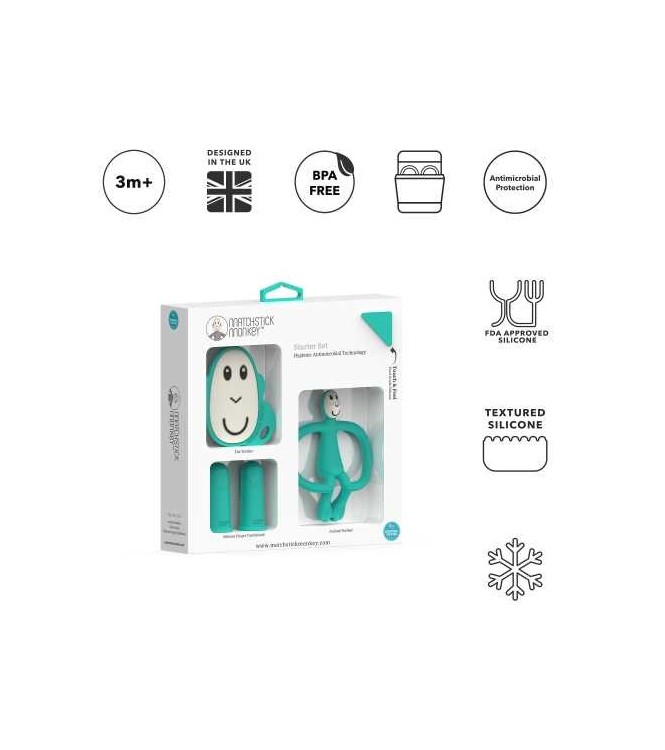 set de regalo inicio denticion verde