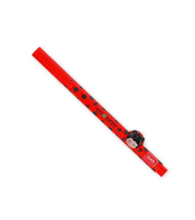 Bolígrafo Gel con Animal Ladybug