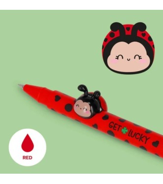 Bolígrafo Gel con Animal Ladybug
