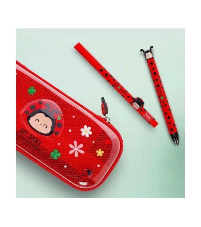 Bolígrafo Gel con Animal Ladybug