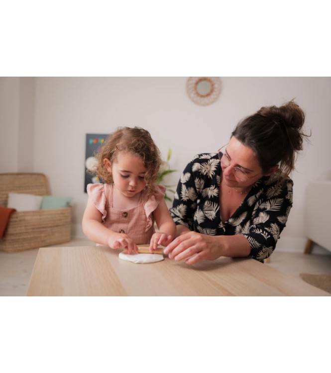 Caja Huella de Bebé Cuadrada