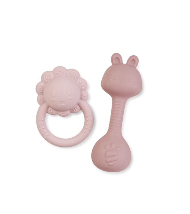 Tiny Treasures Rosa - Mordedor sonajero