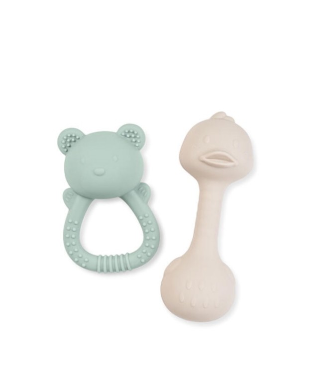 Tiny Treasures Verde - Mordedor sonajero