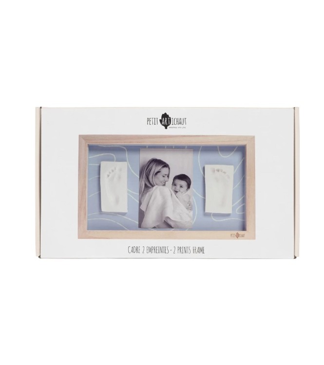 Marco 2 huellas - Blue Abstrait