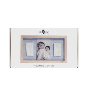 Marco 2 huellas - Blue Abstrait