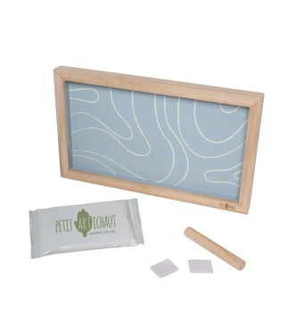 Marco 2 huellas - Blue Abstrait