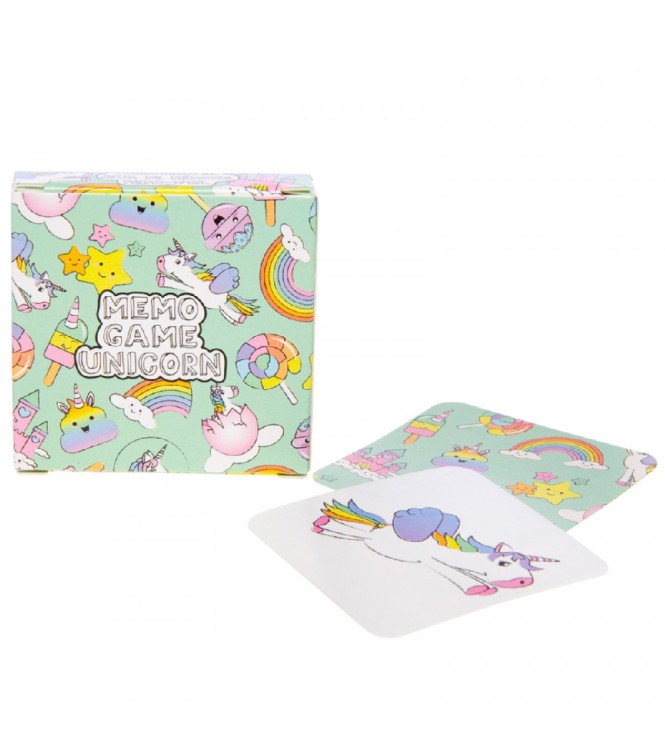 Mini juego de memoria Unicornio