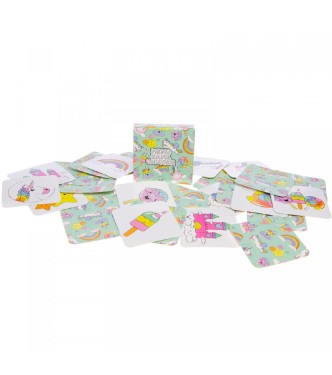 Mini juego de memoria Unicornio