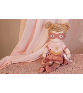 Rosa Seperheroína Muñeca Blandita